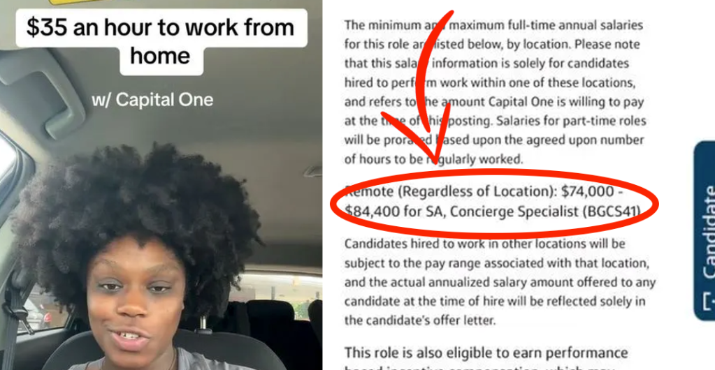 'The starting salary is $74k.' Stay-At-Home Mom Shows How Capital One Pays $35/Hr To Work From Home With No Degree