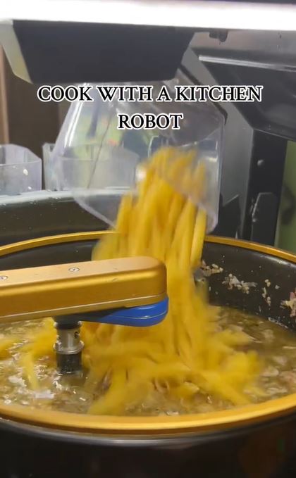 Cook 3 Now show the cleanup. Woman Shows How A Food Robot Can Make An Entire Family Dinner