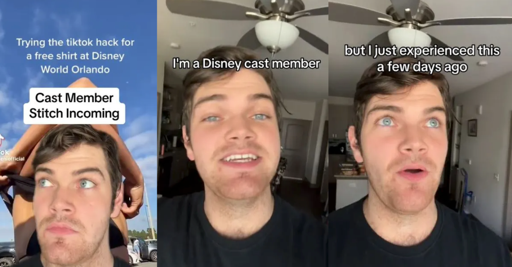'Last time I checked it had like 7 million likes.' Disney Worker Tells People That The Viral "Free Shirt" Hack Isn't Real