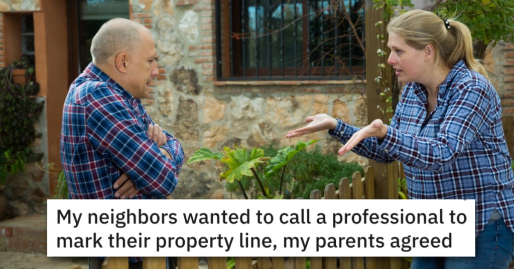 'We caught him chopping our plants down at 2am.' Their Neighbor Insisted Their Plants Were On His Property, So They Did A Property Line Survey And It Didn't Work Out For Him