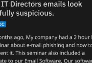 This Person Has Figured Out How To Outsmart The Required Phishing Training At Work