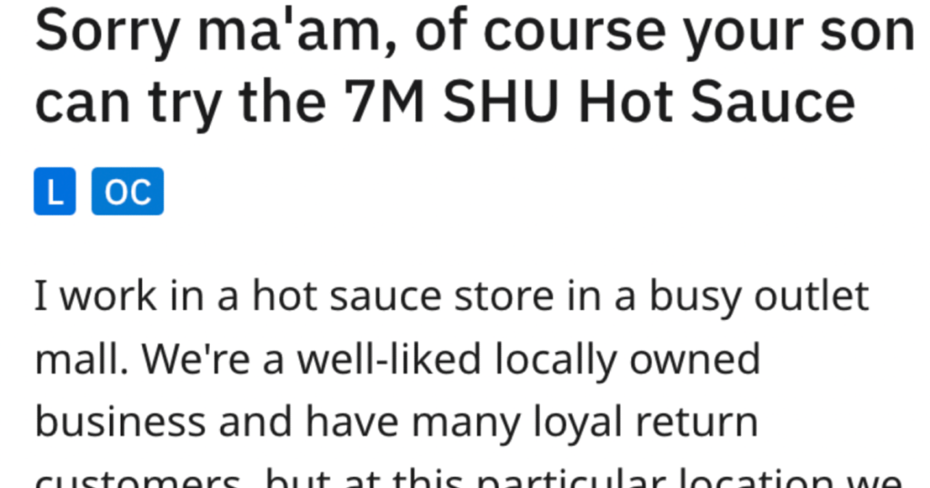 'She grins at me and dips the stick all the way into the sauce.' A Cautionary Tale About The "Hottest Sauce In The Store."