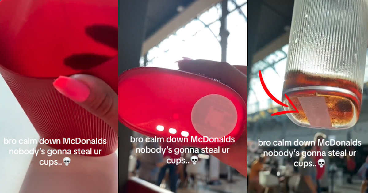 McDonalds Steal Cups TikTok Calm down McDonalds, nobodys gonna steal your cups. McDonalds Customers Find Trackers On Containers, So What Do They Do?
