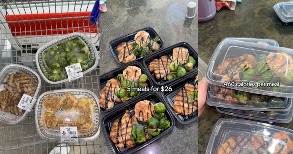 Woman Shows Sam's Club Meal Prep Tip That Makes 5 Meals For Just $26