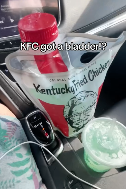 Screen Shot 2023 09 06 at 6.52.55 PM Half gallon beverage in a bucket? A KFC Customer Bought A Whole Bladder Full Of Baja Blast And People Love The Deal