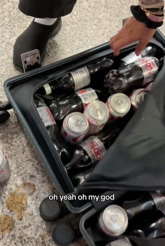 Screen Shot 2023 09 06 at 7.41.33 PM They don’t sell it in Europe. A “Real Housewives of New York” Star Took An Entire Suitcase of Diet Coke Overseas