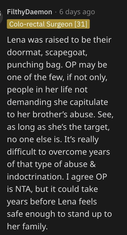 Screen Shot 2023 09 07 at 1.17.15 PM He Stood Up For His Wife And Caused A Family Uproar. Should He Let It Go?