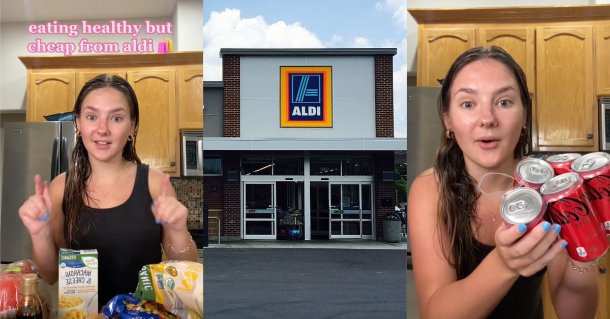TikTokAldiTips Dont deny yourself the things you really enjoy to eat. Woman Shows How She Spends $30 A Week On Groceries At Aldi And Still Eats Healthy