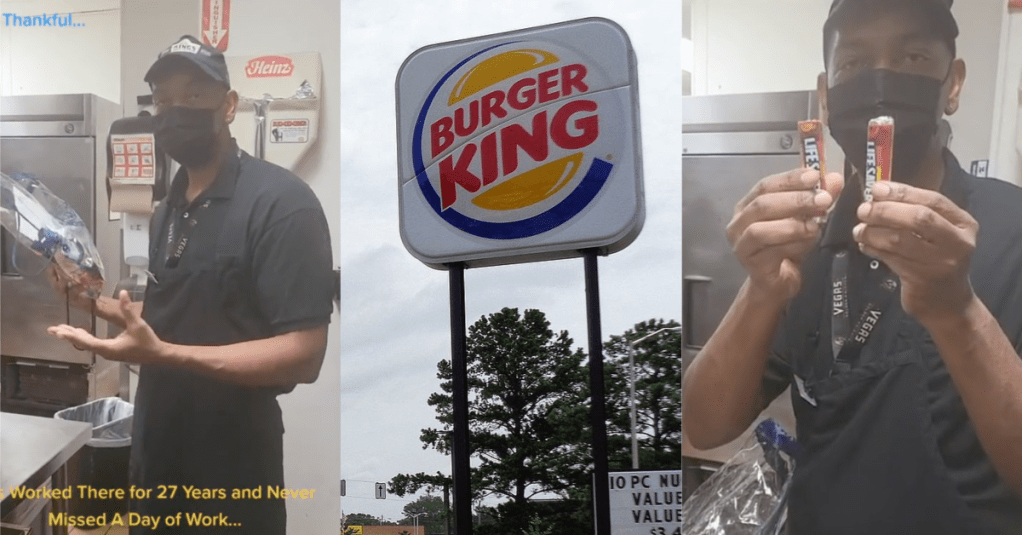 Burger King Gave Employee Who Never Missed A Day in 27 Years Some Candy So People Started A GoFundMe And Raised Over $430,000 For Him