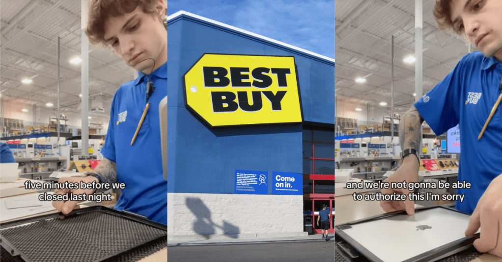 Best Buy Employee Said A Customer Tried To Commit Check Fraud Right Before The Store Closed, But Others Aren't So Sure