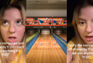 ‘As soon as it turns 11…’ A Bowling Alley Employee Shared Her Trick To Get Customers To Leave