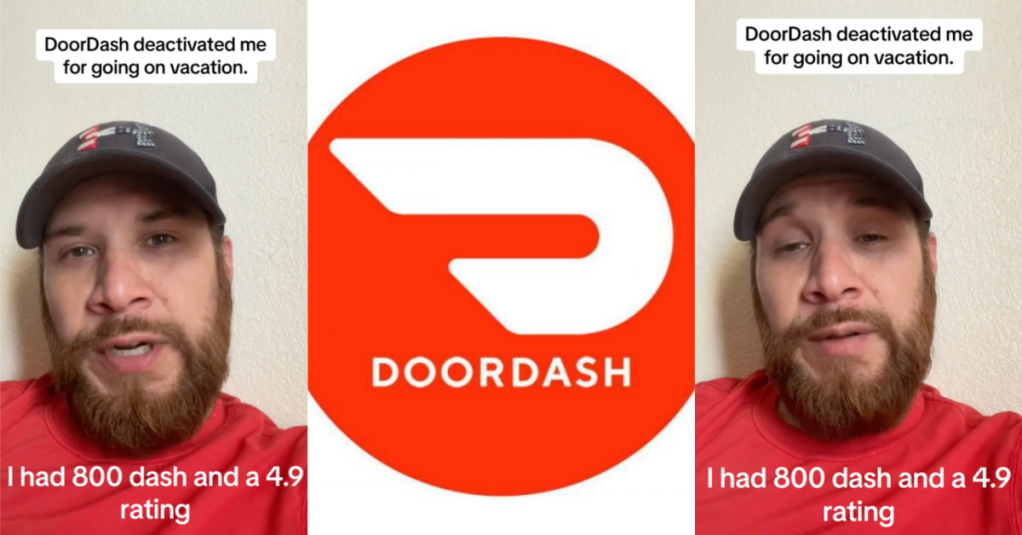 'Never once did it try to verify who I was.' A DoorDash Driver Claims That The Company Fired Him For Going On Vacation