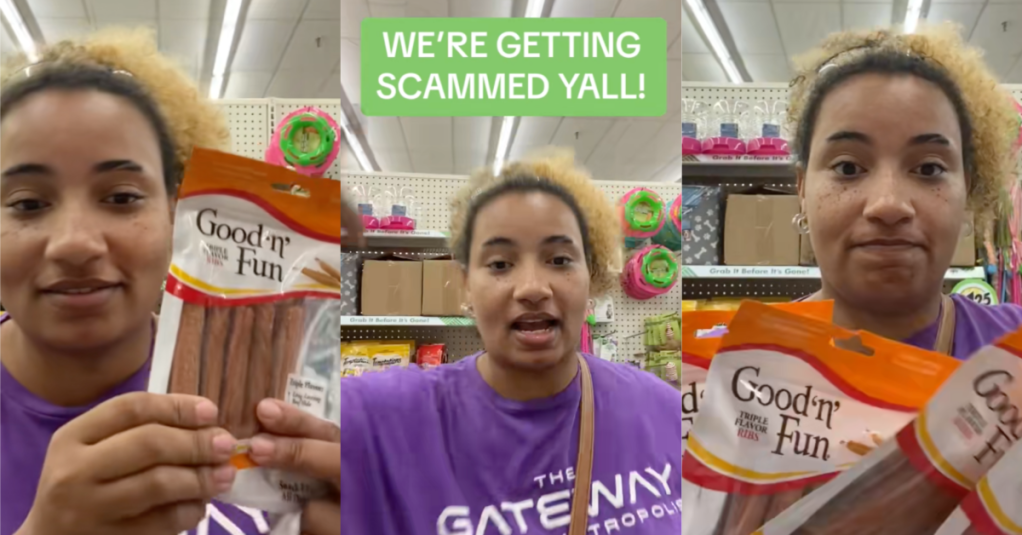 'We’re getting scammed!' A Woman Found Dog Treats That Cost Her $5 For Only $1 At Dollar Tree