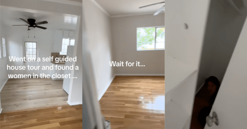 'You gotta get out of there.' A Man Discovered A Squatter Hiding In A Closet While Getting A Tour Of A Home And People Can't Believe He Didn't Freak Out