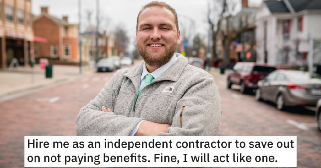 'They were unlawfully hiring me as a contractor when I was actually an employee.' This Contractor Got Revenge When They Found Out What Their Boss Was Doing Behind Their Back
