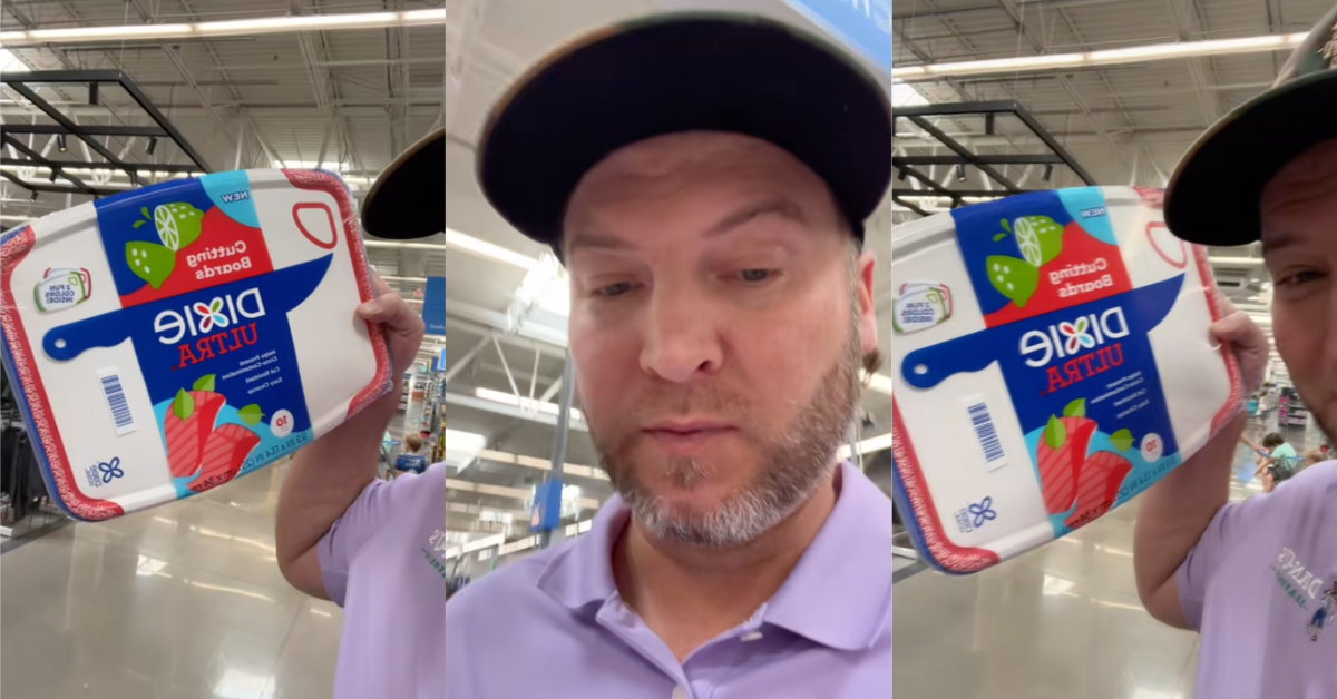 'Best new product.' Shopper Raves About How Much He Likes Dixie Ultra Disposable Cutting Boards