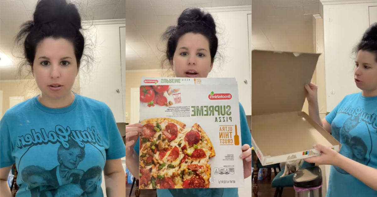 TikTokFrozenPizzaBox How am I just now hearing this? A Woman Shared A Frozen Pizza Box Hack You’ll Want To Check Out