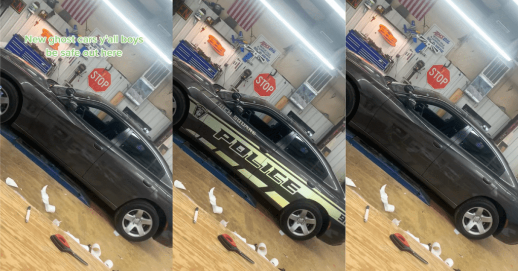 'My car guys be on the lookout' What Is A “Ghost Cop Car?” A TikTok User Posted A Video Showing One In Action.