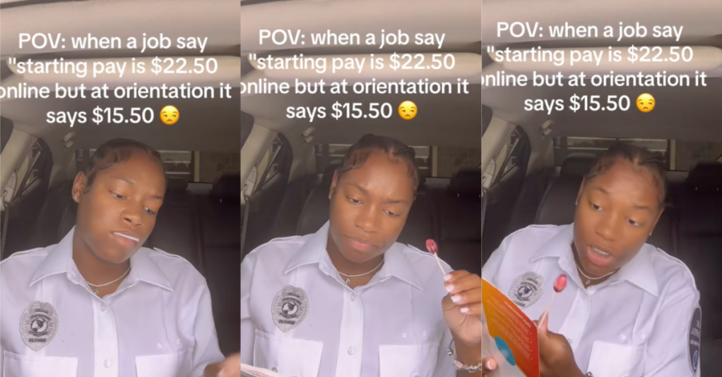 'This is illegal.' A Woman Got A Job That Was Advertised At $22.50/Hour But It Paid $7 Less At Orientation