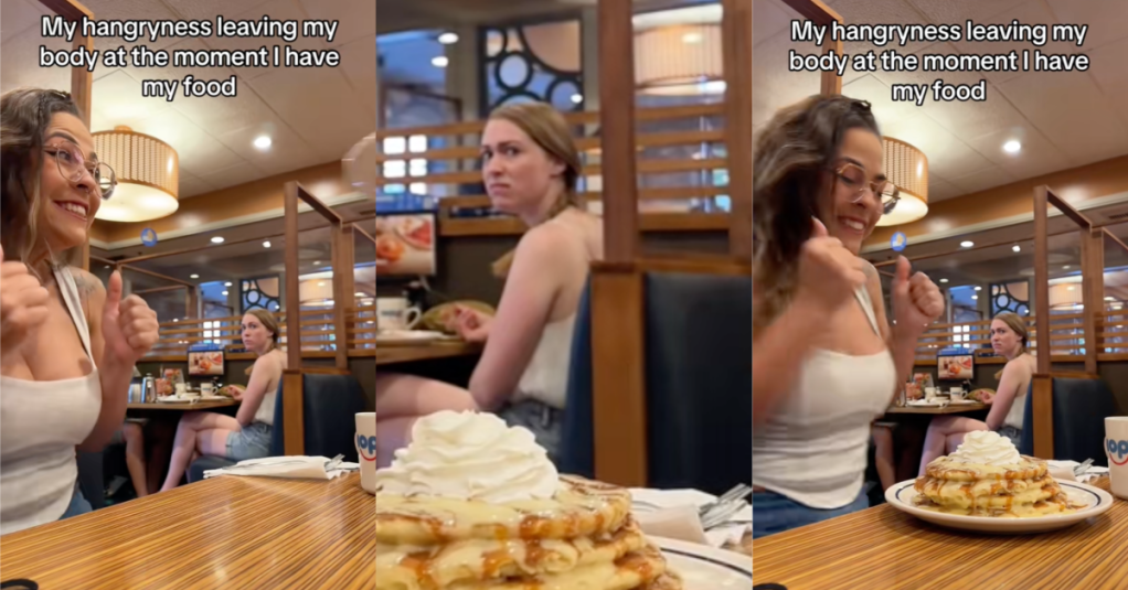 This Woman's Annoyed Reaction To A TikToker At IHOP Has Gone Viral