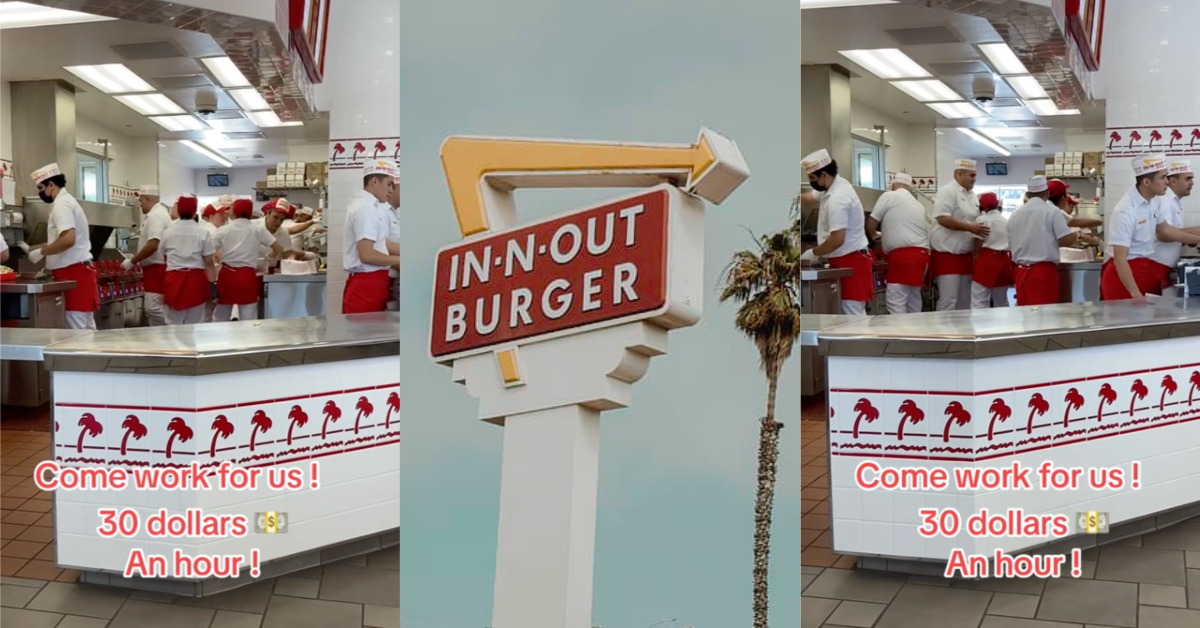 TikTokInNOutPay Come work for us! An In N Out Burger Employee Claimed That He Makes $30 an Hour