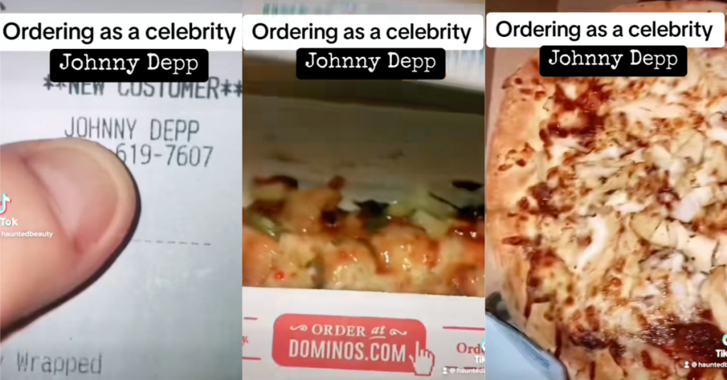 'Every time I order pizza it’s made without care.' Domino’s Customer Ordered Under the Name “Johnny Depp” To Get A Better Pizza And It Worked