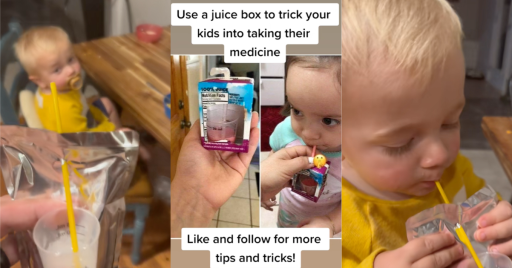 Parents Shared A Drink Box Hack That Tricks Kids Into Taking Their Medicine