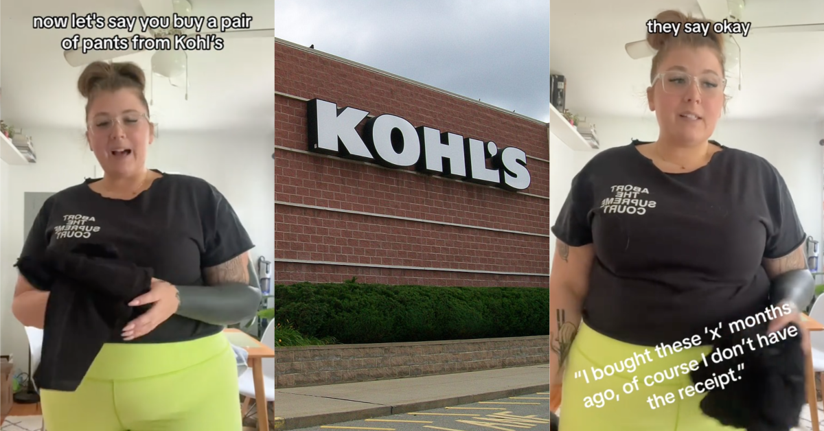 TikTokKohlsPants I haven’t paid for pants in like 10 years. A Former Kohl’s Employee Told People How To Replace Old Pants With New Ones For Free