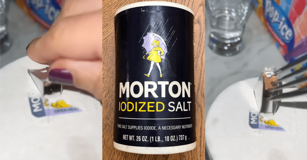 'You never have to open the salt shaker again.' A Man Showed How To Actually Pour Morton Salt That Nobody Knows About