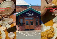 ‘Eating out is expensive enough without being scammed.’ A Texas Roadhouse Customer Poured A Whole Bowl of Chili Into A Small Cup And Found Out It’s The Same Amount
