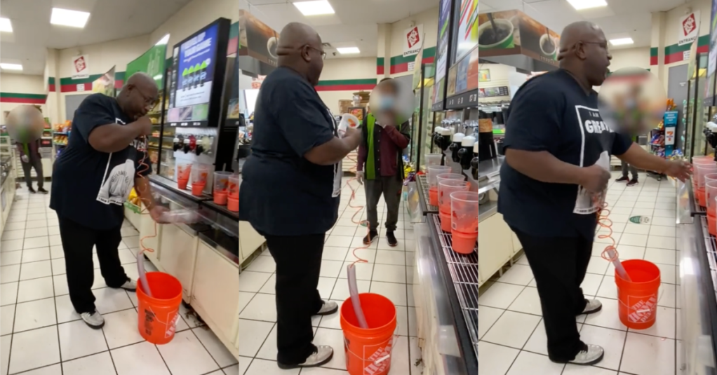 'You can't just make your own rules.' 7-Eleven Customer Tried to Fill Up A 5-Gallon Bucket With Slurpee And Got Shut Down