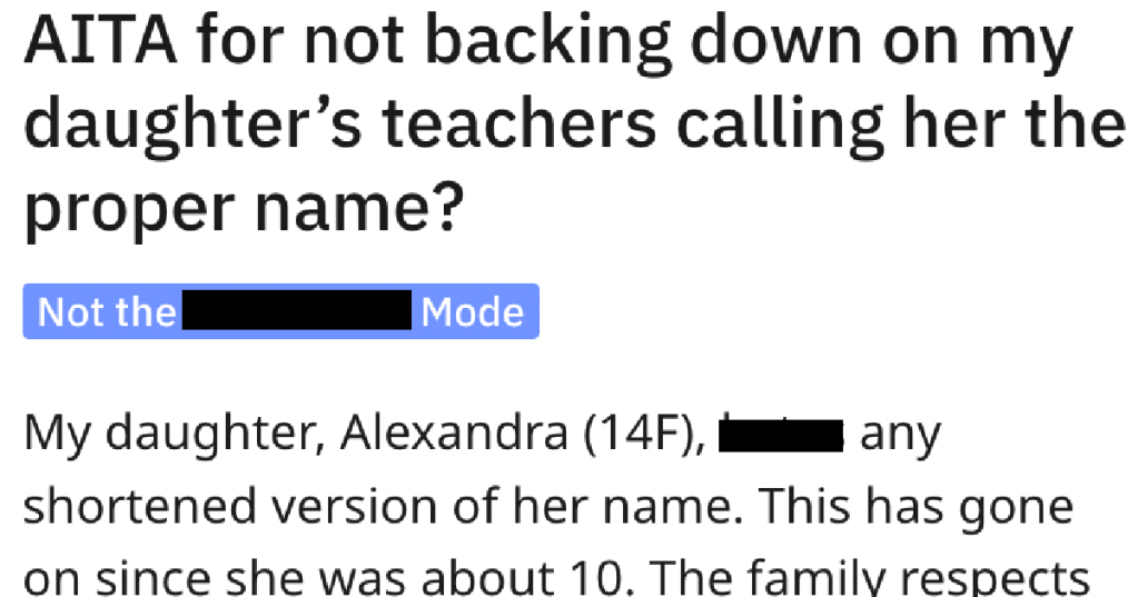 'I am not the type of mom to write emails, but I felt I had to in this case.' Mom Stands Up For Daughter Not Wanting Her Spanish Teacher To Alter Her Name