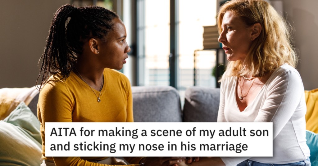 'Did I fail you as a mother or was it your father?' Mother-In-Law Sticks Up For Her Mistreated Daughter-In-Law And Calls Her Son Out For His Behavior