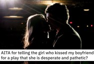 ‘You’re pathetic if you think a stage kiss means you should be together.’ Young Woman Loses Patience With Fellow Actress Trying To Steal Her Boyfriend