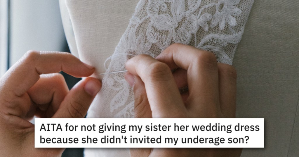 'She cried on the call and begged me not to ruin her day.' His Son Spent Months Designing An Aunt's Wedding Dress, But Wasn't Invited To The Wedding. So They Get Fashionable Revenge.