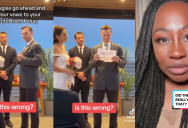 ‘He completely ruined that moment for her.’ Groom Wrote “Help Me” On His Wedding Vows As A Joke And People Were Not Amused
