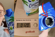 ‘Nothing was coming out but it is clearly heavy.’ Customer Finds What Looks Like Mold Inside ‘Shelf-Stable’ Coconut Water