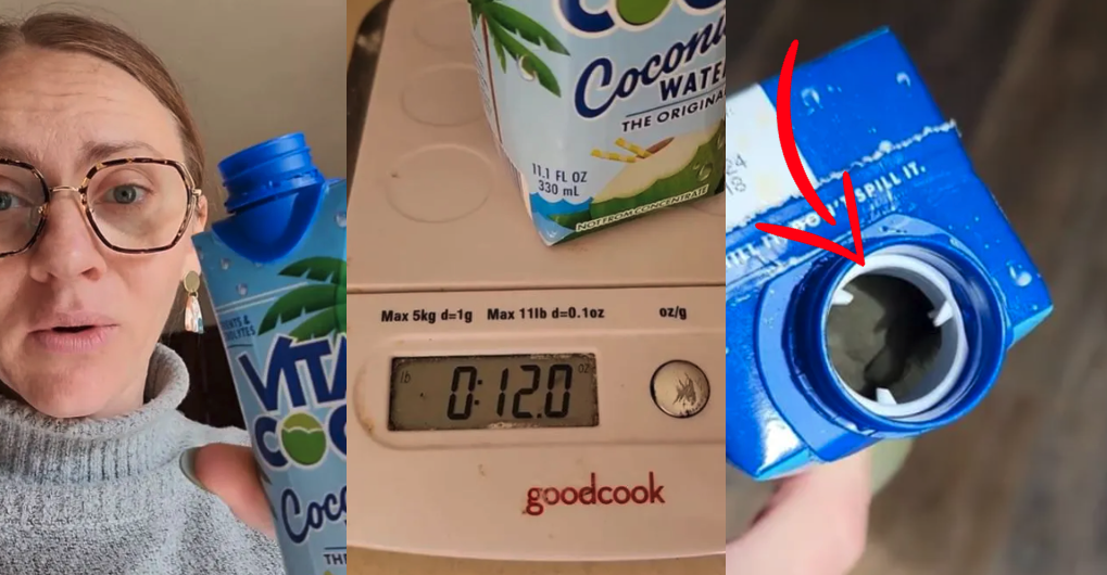 'Nothing was coming out but it is clearly heavy.' Customer Finds What Looks Like Mold Inside ‘Shelf-Stable’ Coconut Water