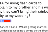 ‘My parents and Chris are livid beyond measure.’ Guy Makes Flash Cards To Tell Brother That His Nephew Is Not Invited To The Wedding