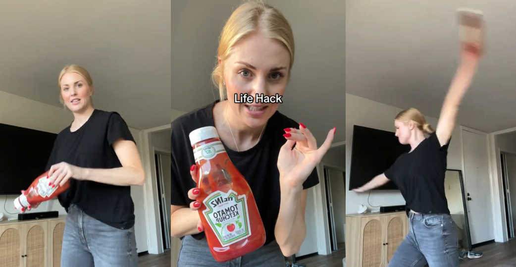 Woman Shares Hack For Getting That Last Bit Of Ketchup Out Of Any ...