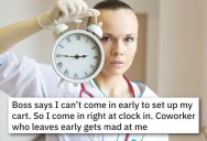 ‘I told her to never do that again, and the conversation got heated.’ Her Coworker Tried To Take Advantage Of Her Punctuality, So She Stopped Being Early