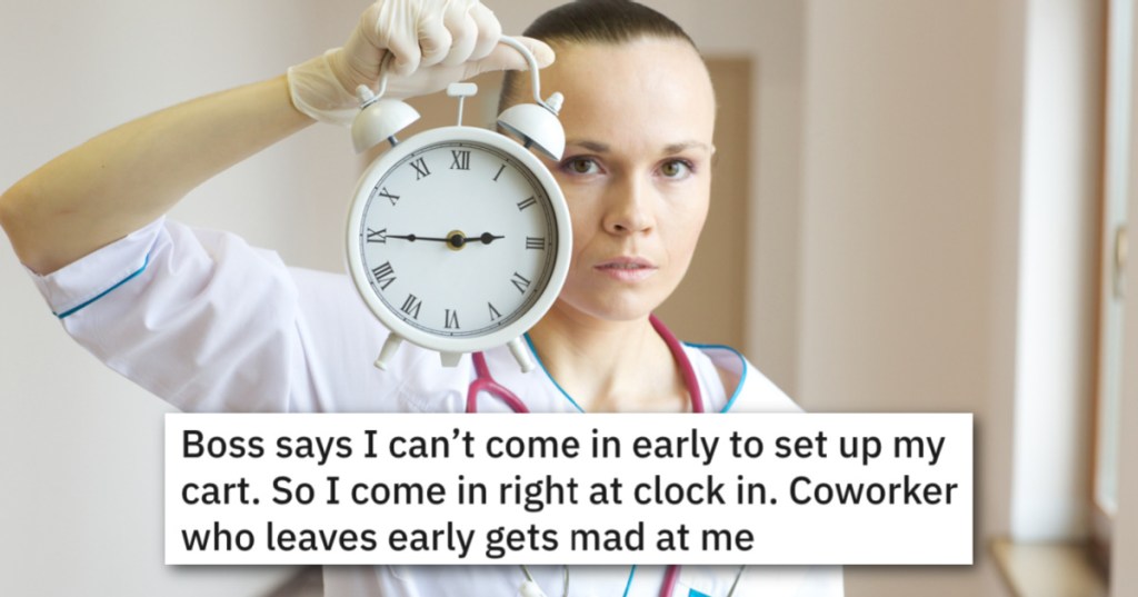 'I told her to never do that again, and the conversation got heated.' Her Coworker Tried To Take Advantage Of Her Punctuality, So She Stopped Being Early