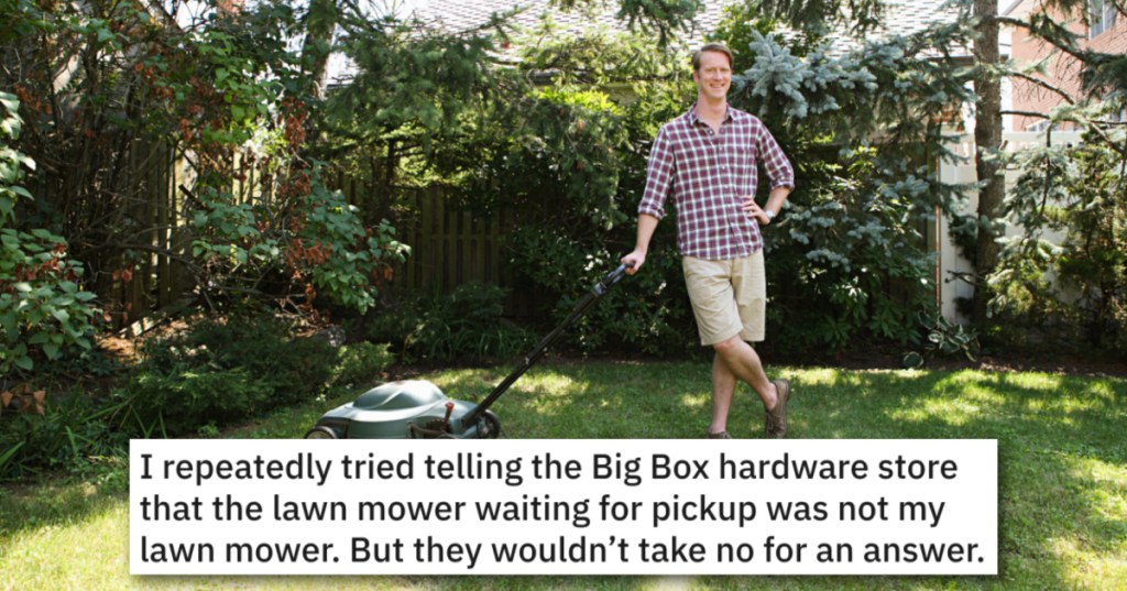 'I genuinely tried telling them it wasn’t my mower.' Guy Ends Up With A Free Mower Because Lowes Insisted It Was His