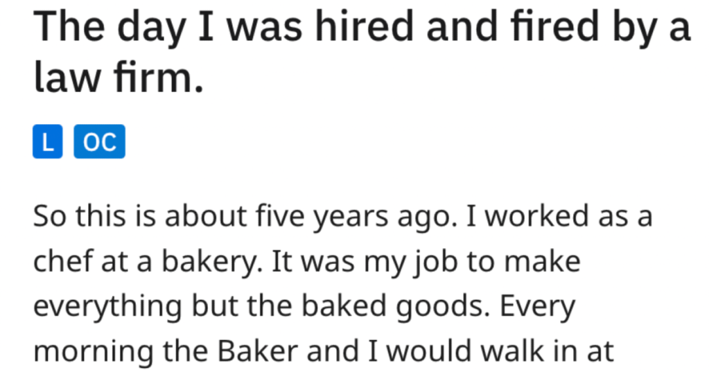 'Harry, here is the head of our HR department. Hire this boy.' Bagel Delivery Man Gets "Hired" By A Law Firm To Avoid Parking Attendant's Fury
