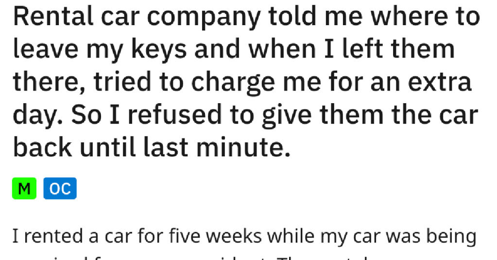 'By the time 10am rolls around, the car is COVERED in mud." Guy Is Forced To Pay Another Day On His Rental Car So He Goes Joyriding To Ensure They Have A Mess To Clean Up