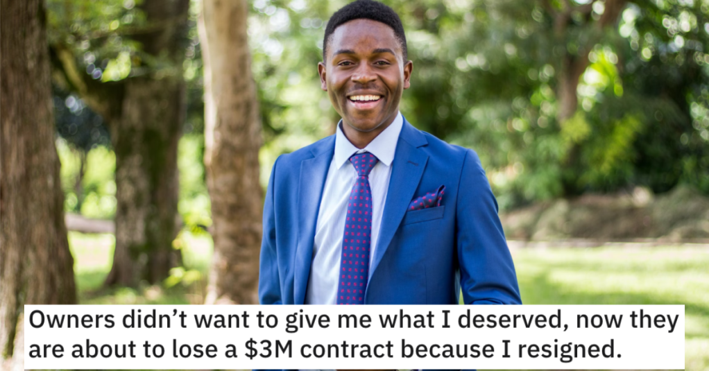 'The owners bragged about how much my project made and then denied me a bonus.' He Caused His Company To Lose a $3 Million Contract Because They Wouldn’t Give Him What He Deserved