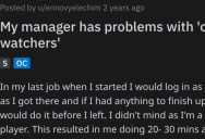 ‘This resulted in me doing 20- 30 mins a day unpaid.’ A Worker Got Revenge On A Boss Who Doesn’t Like “Clock Watchers”