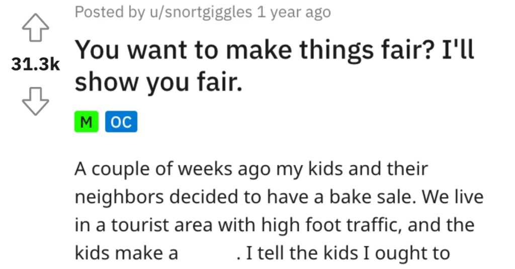 Bake Sale Goes Wrong When People Ask For Receipts, So This Person Provides Them And Gets Their "Fair Share"