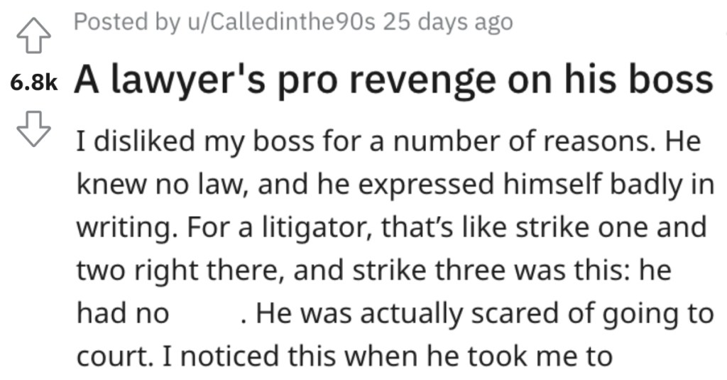 'The cover page has been changed to remove my name, but other than that, it’s mine.' Lawyer Got Some Professional Revenge On A Terrible Boss Who Stole Their Work