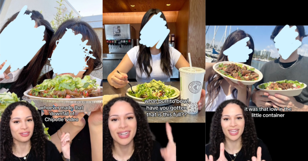 'Chipotle you can’t pull a fast one on us like this.' A Woman Sounded Off About Chipotle Giving Influencers Huge Burrito Bowls